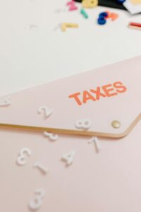A tax folder 